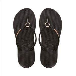 Havaianas with Gold Ring 5/6